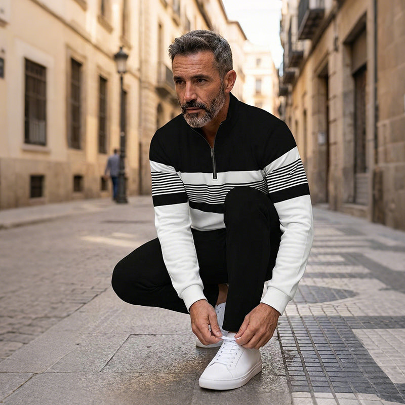 Sylax - Conjunto de dos piezas casual y con estilo