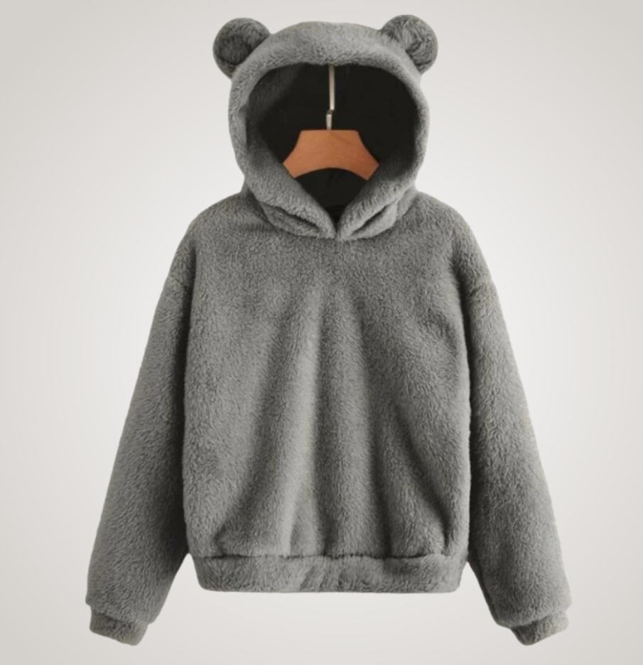 Tialyn - Sudadera con capucha estilo teddy