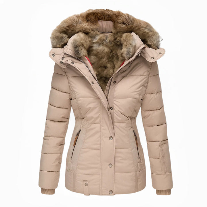 Laurinra - Abrigo con Capucha Casual Estiloso