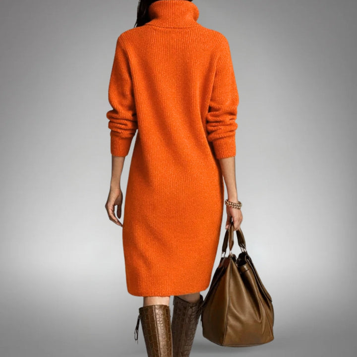 Eliri - Vestido de Suéter Casual Estiloso