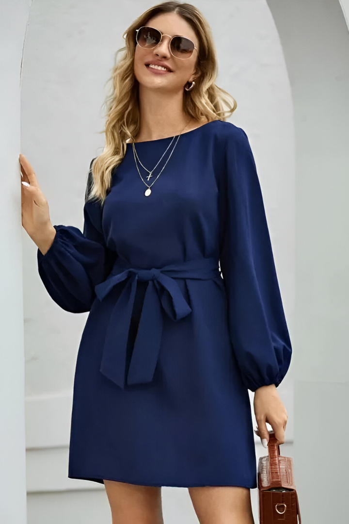 Trinity - Vestido Casual Elegante con Cinturón