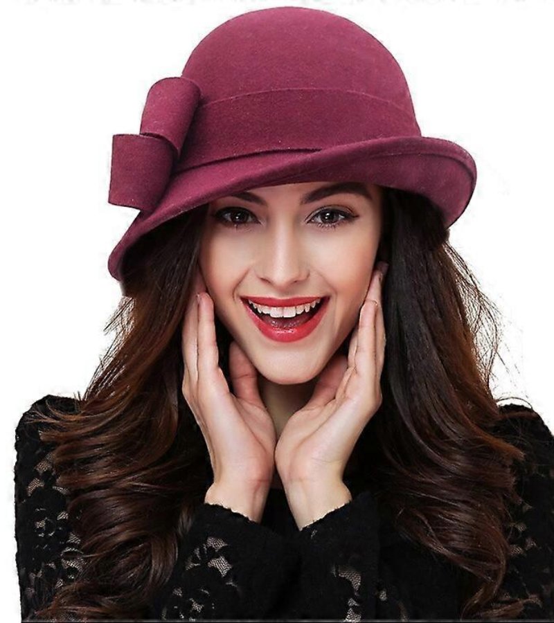 Magnolia - Sombrero Cloche Elegante con Ala