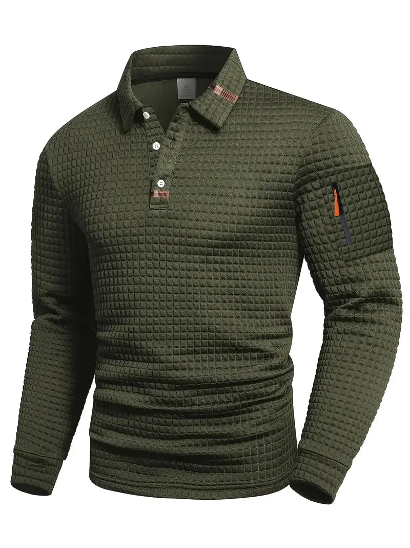 Reeve - Camisa polo texturizada