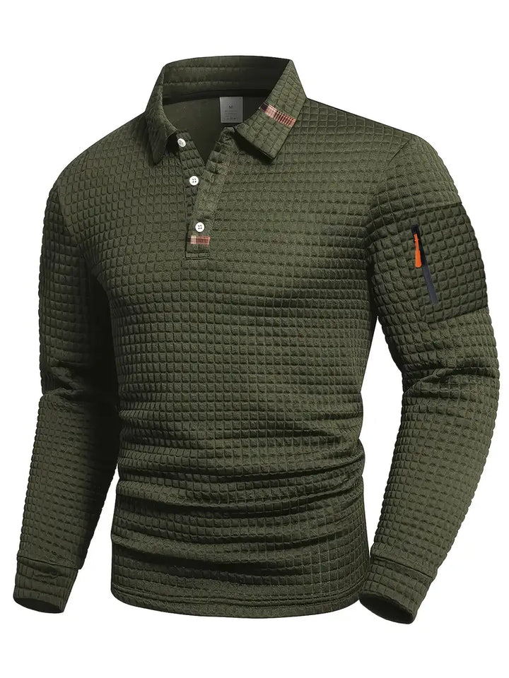Reeve - Camisa polo texturizada