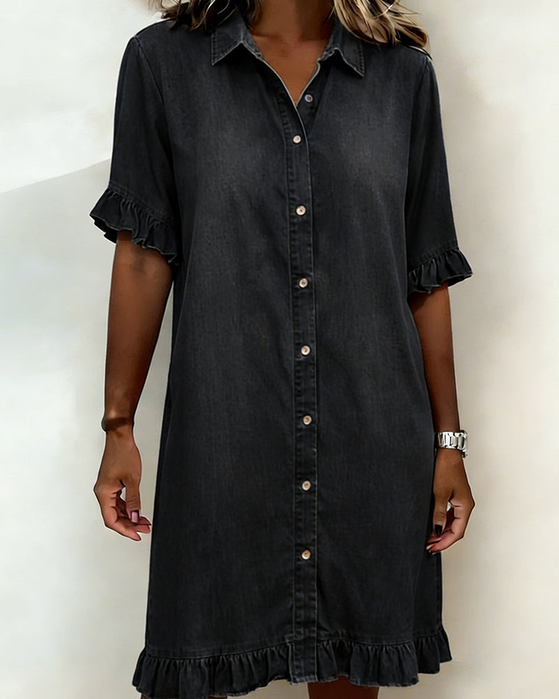 Kirella - Vestido camisero con botones al frente