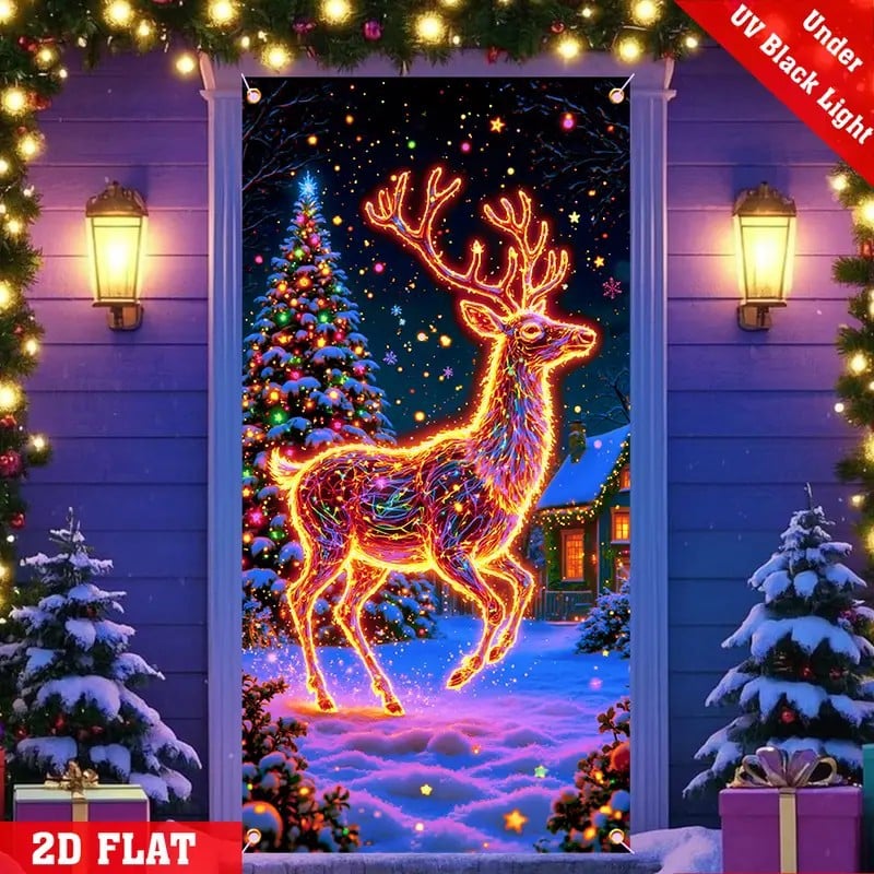 Caroline - Letrero Navideño Neón para Puerta