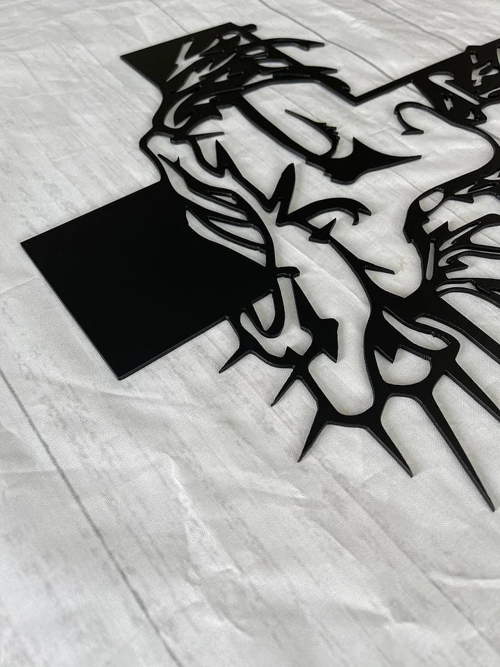 Cruz de Pared de Jesús Sagrado