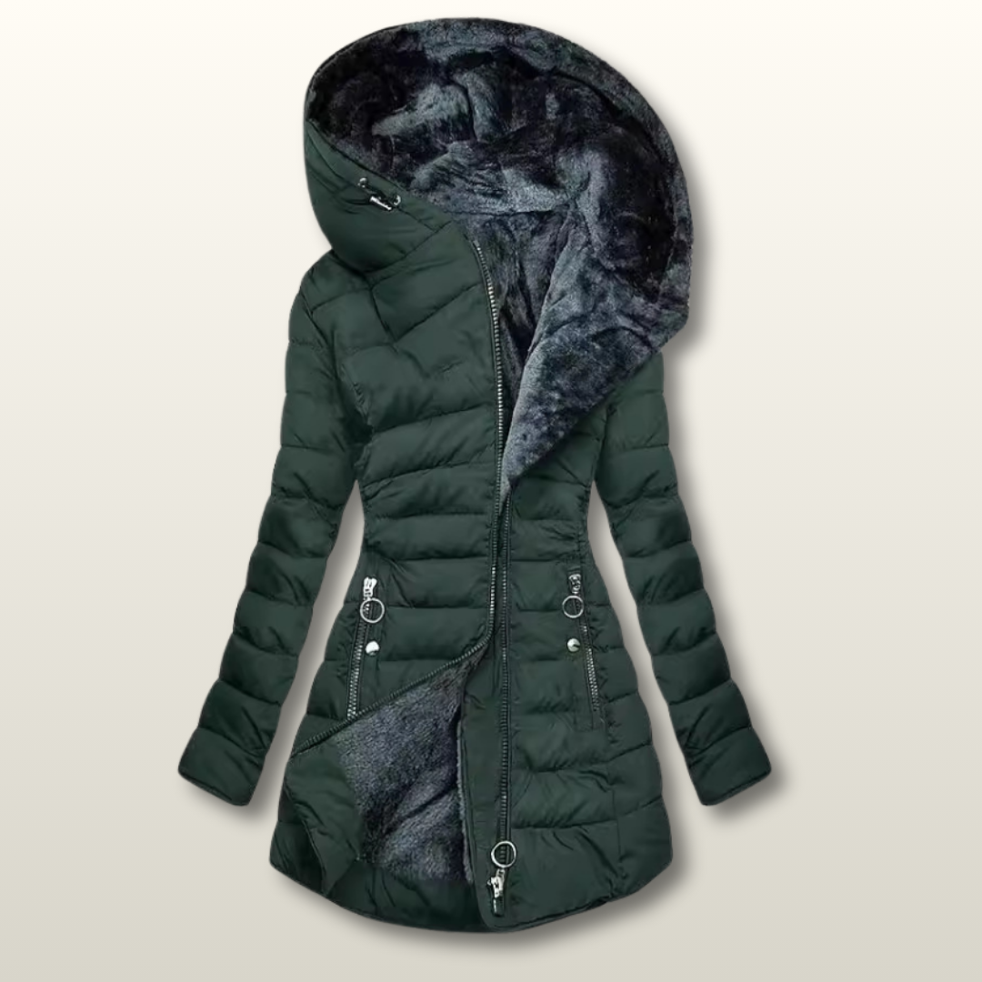 Charlotte - Abrigo con Capucha Casual Estiloso