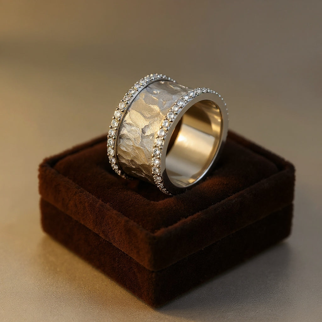 Aevoria - Anillo Ancho de Estilo Llamativo