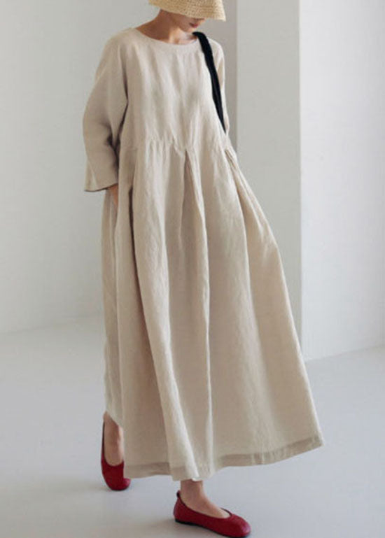 Oliva - Vestido de patchwork fresco