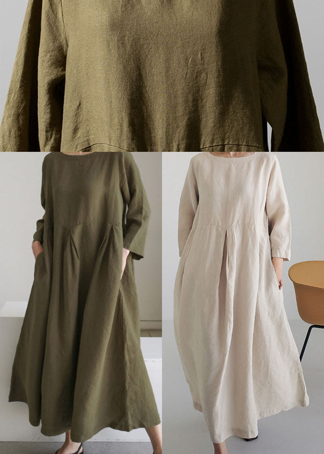 Oliva - Vestido de patchwork fresco