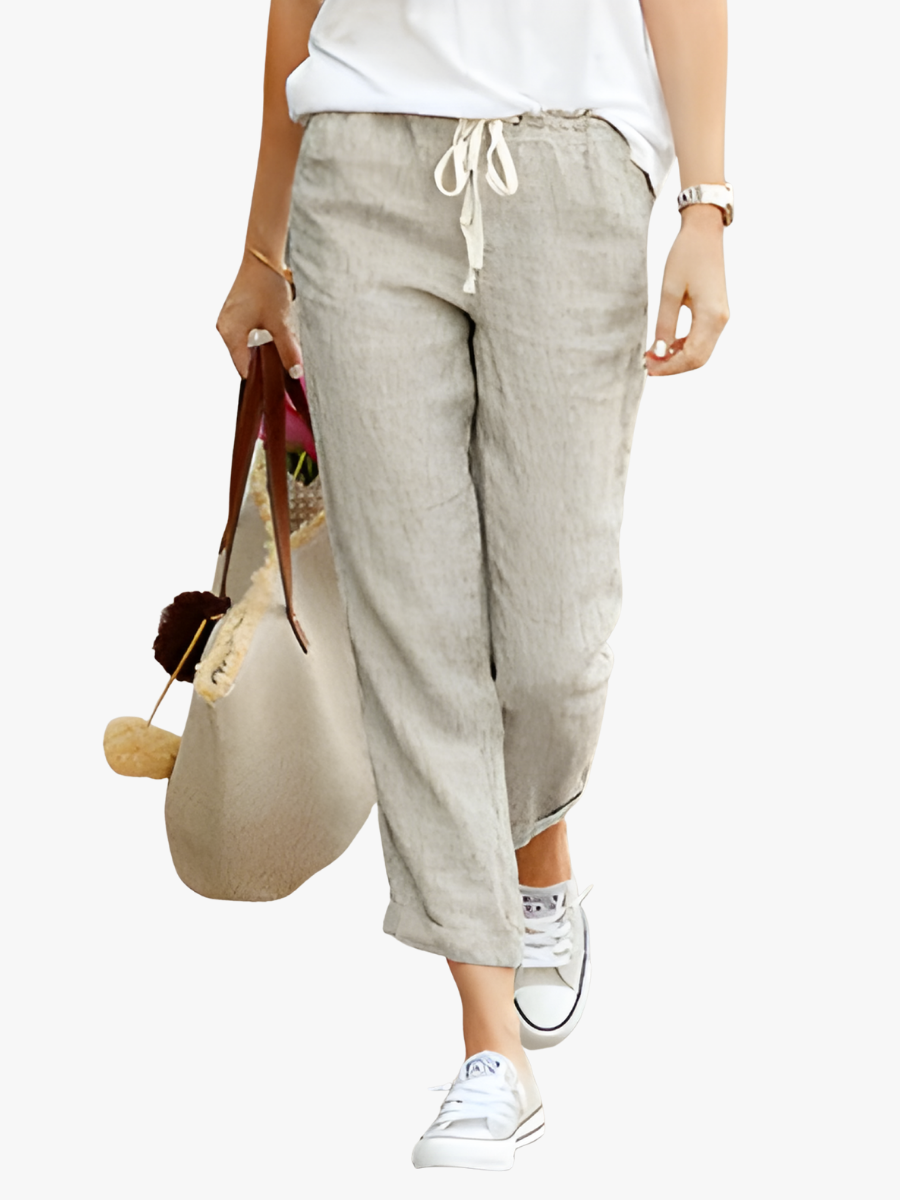 Lisette - Pantalones transpirables con jareta