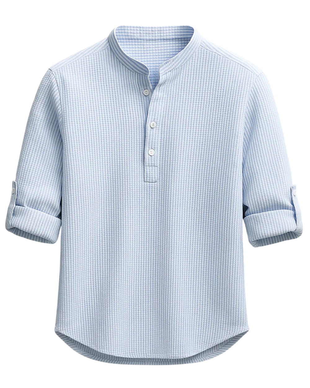 Thorne - Camisa de botones de tacto suave