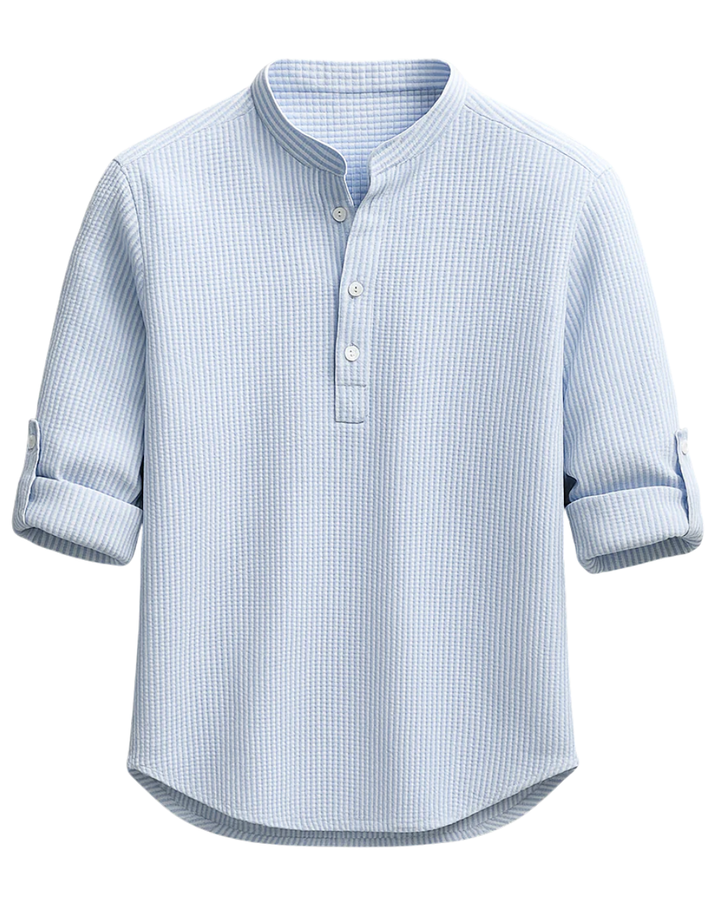 Thorne - Camisa de botones de tacto suave