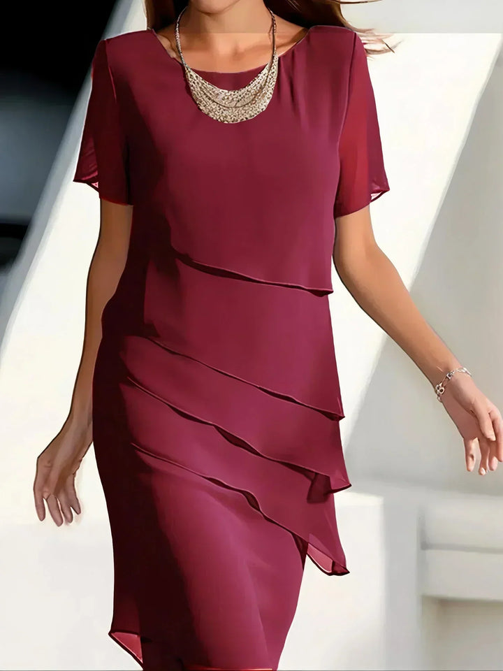 Kallira - Vestido Elegante de Capas