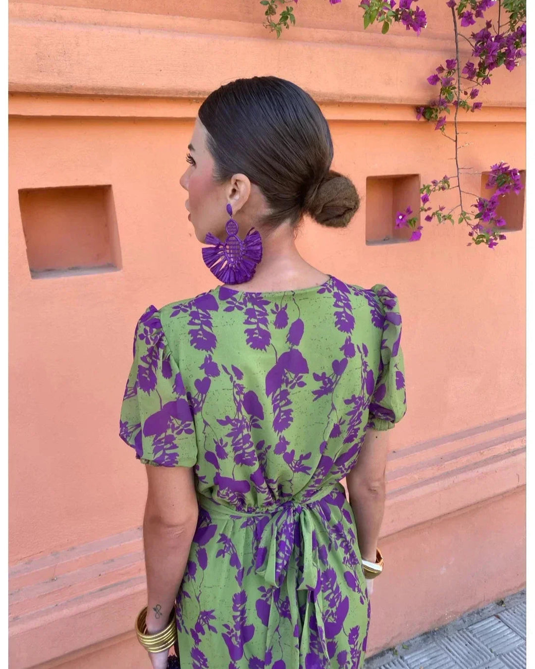 Genessa - Vestido floral casual elegante