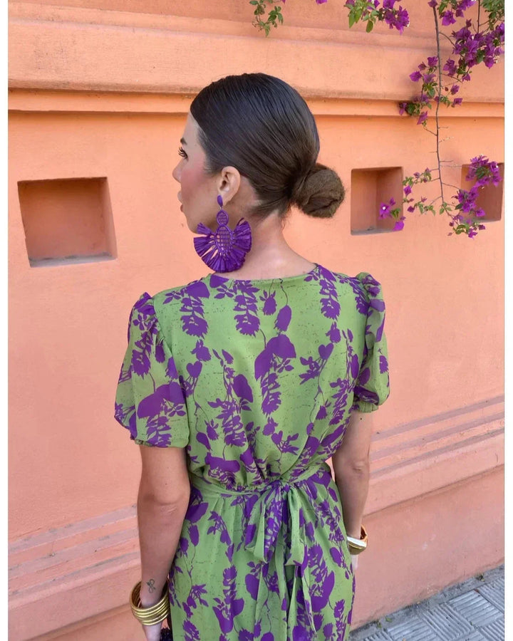 Genessa - Vestido floral casual elegante