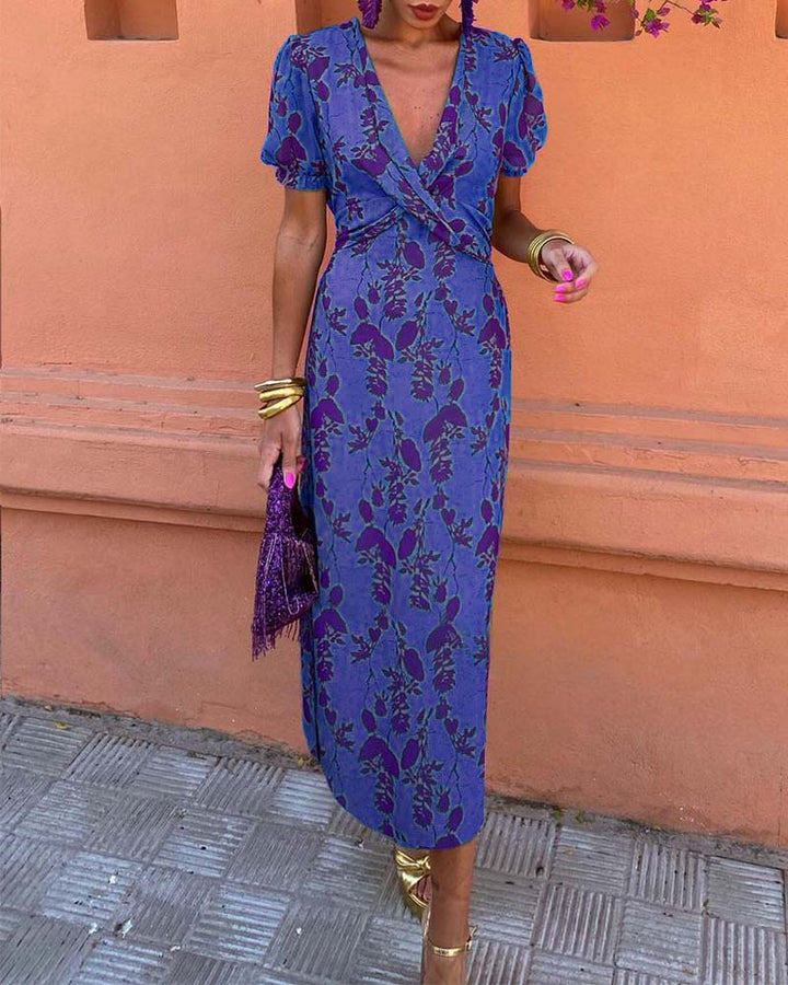 Genessa - Vestido floral casual elegante