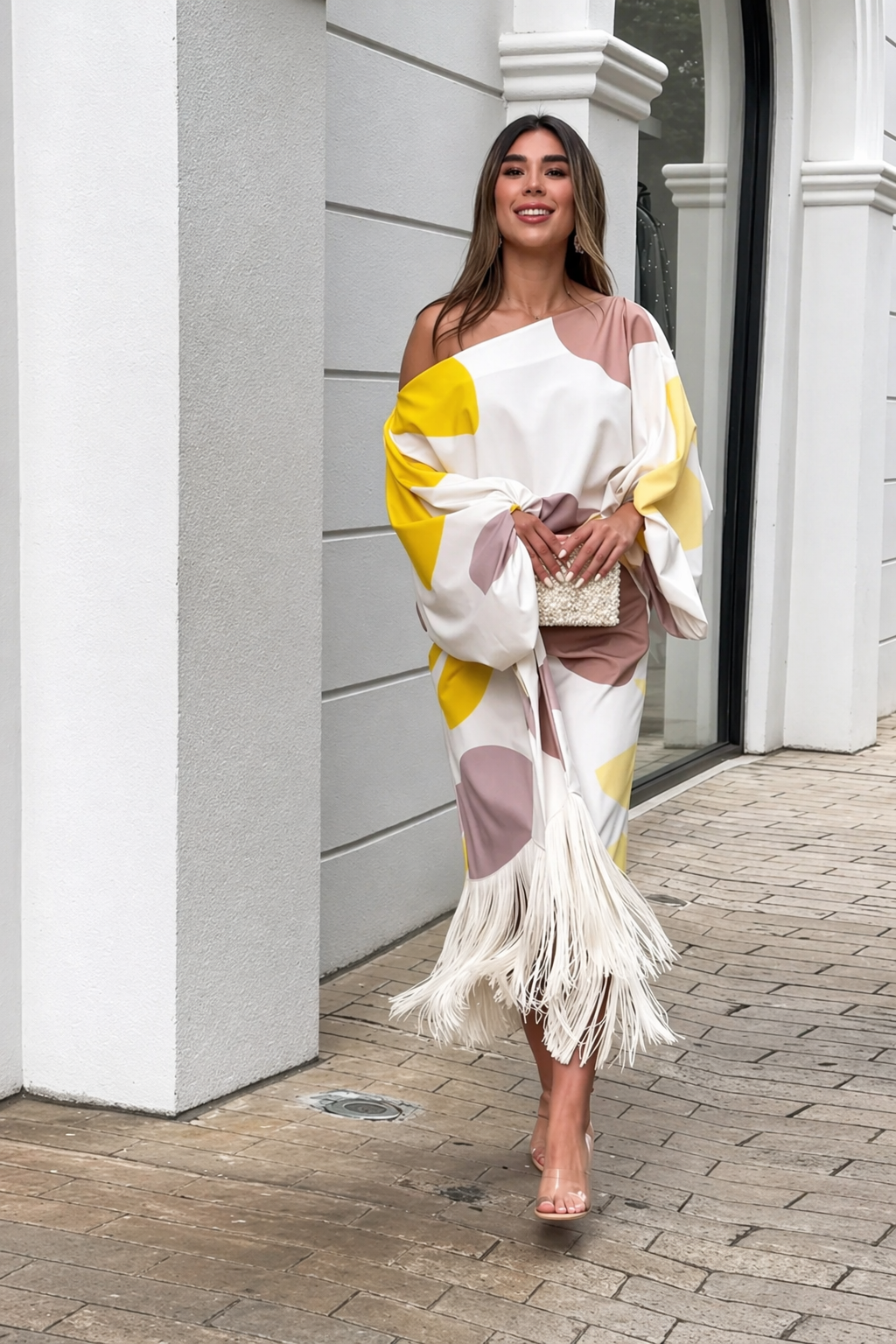 Saylor - Vestido lujoso con flecos