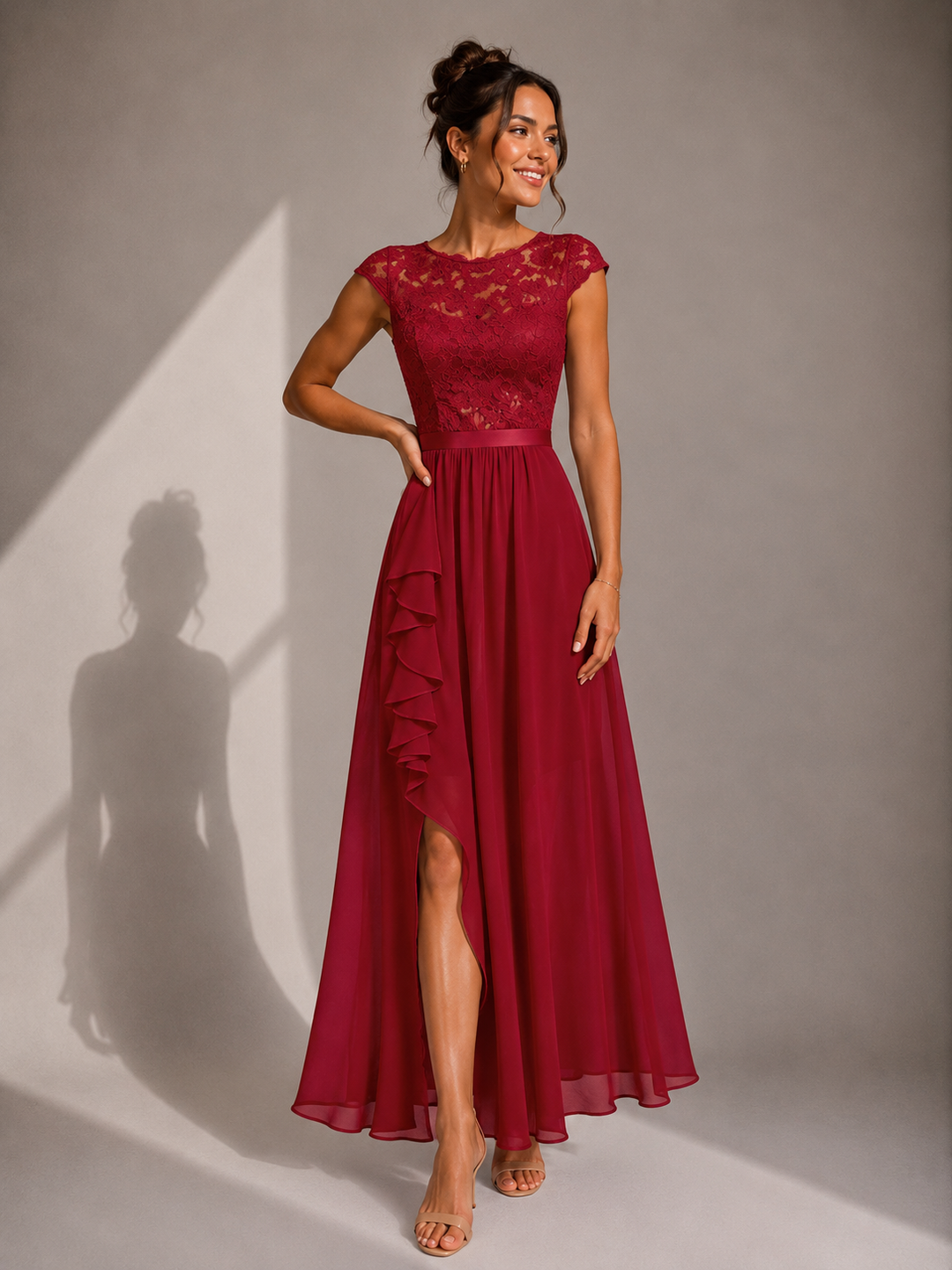 Capri - Vestido maxi elegante de corte A