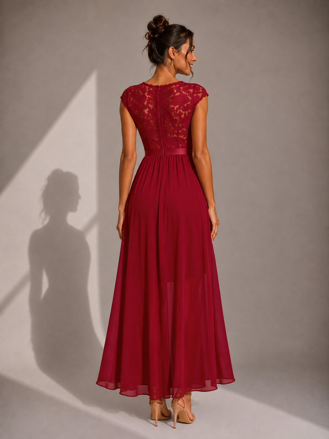Capri - Vestido maxi elegante de corte A