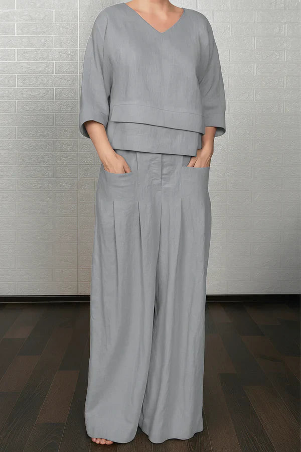 Akira - Conjunto de dos piezas casual elegante