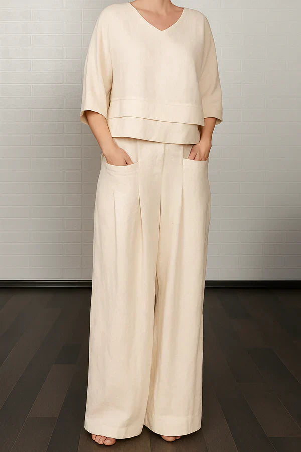 Akira - Conjunto de dos piezas casual elegante