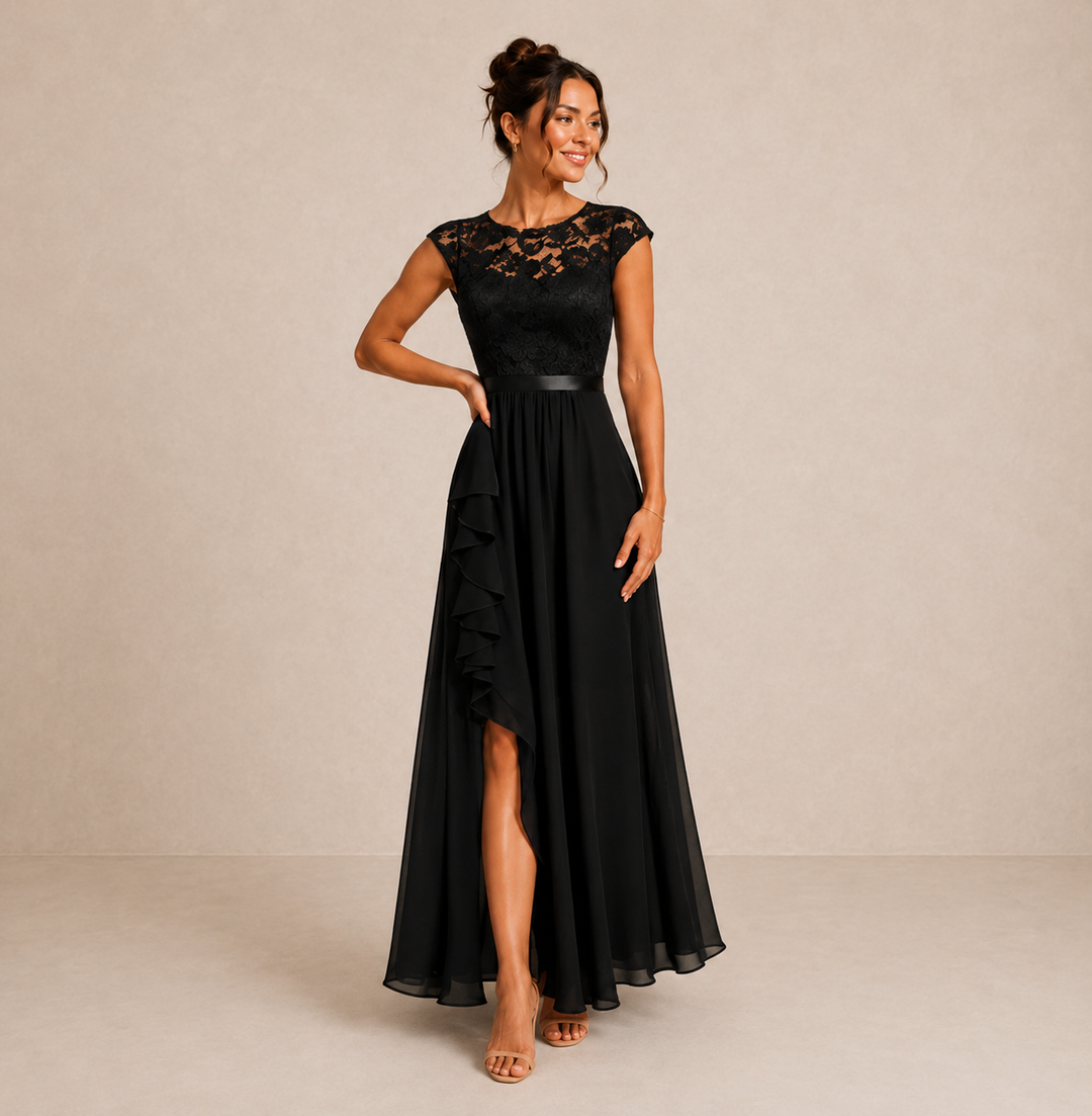 Ainsley - Vestido de gala bordado