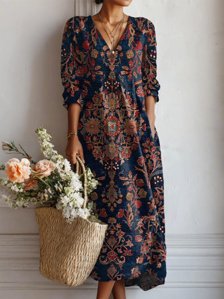 Felicidad - Vestido floral de tacto suave