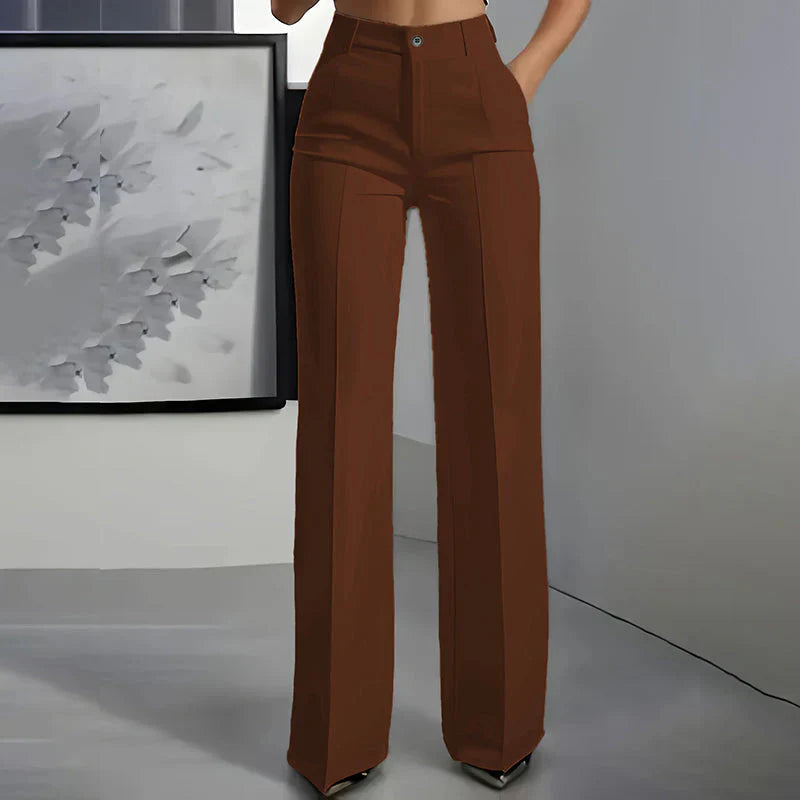 Amelia - Pantalones sastre de tiro alto