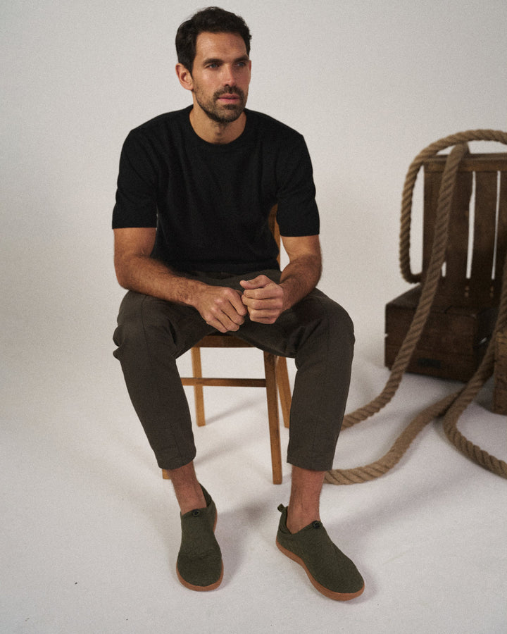 Neryth - Pantalón jogger de corte cónico con tacto suave