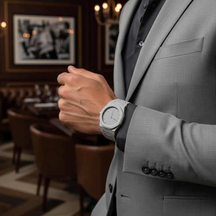 Nevrick - Reloj octagonal discreto