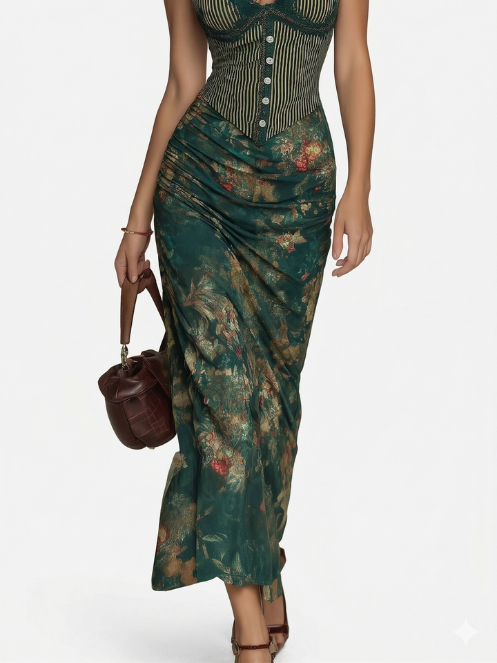Linnea - Vestido maxi vaporoso
