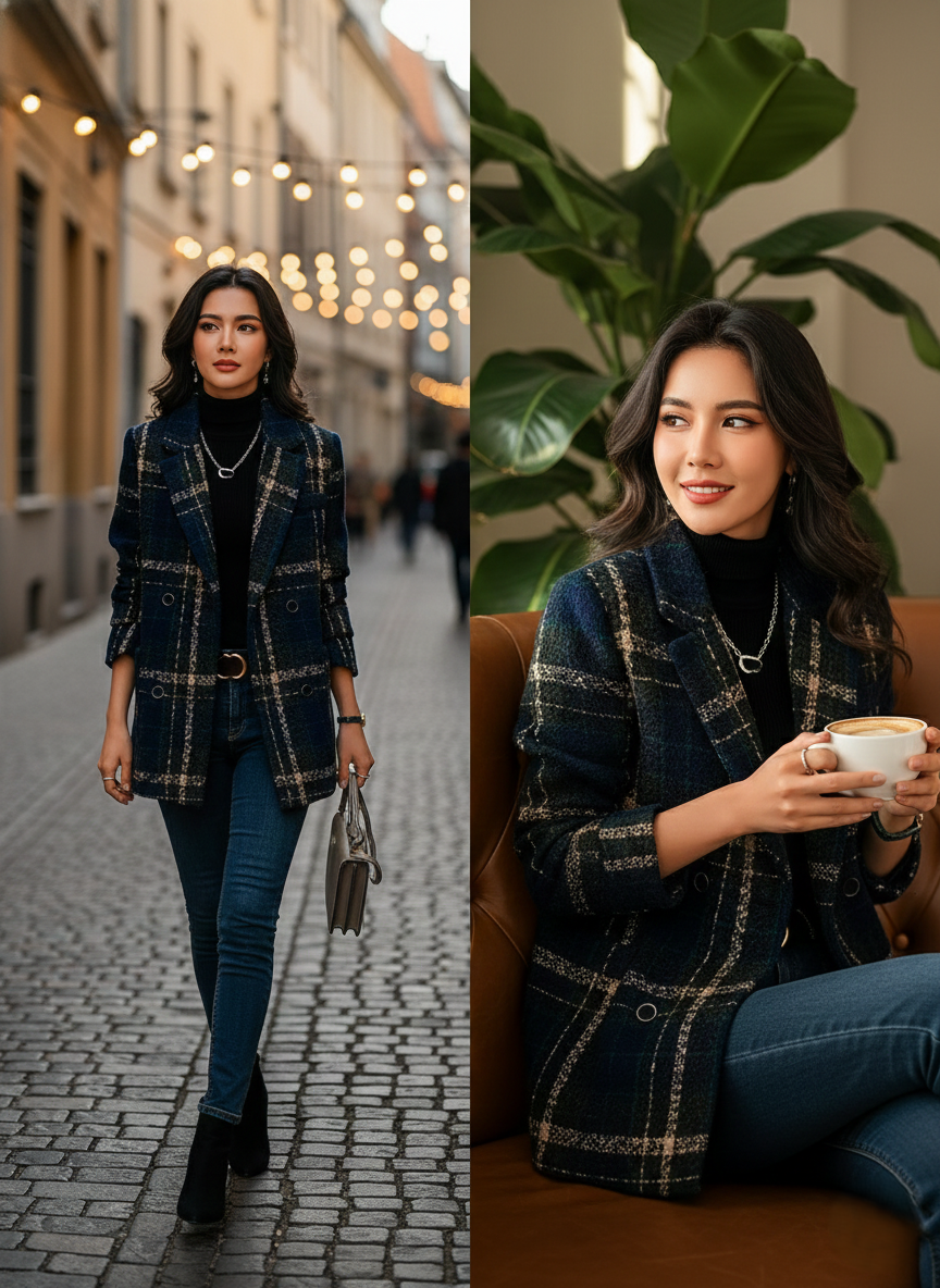 Rosetta - Abrigo Casual Estiloso