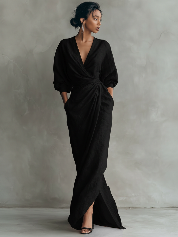 Damaris - Maxivestido de lino fresco