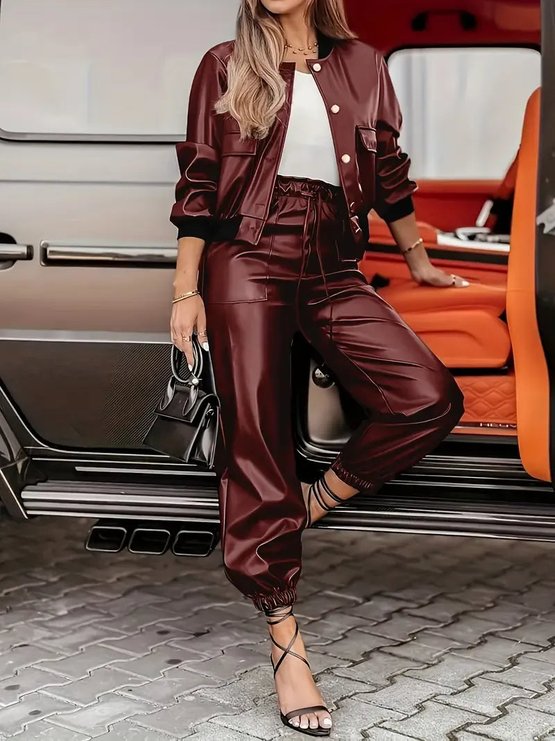 Erelisse - Conjunto de Dos Piezas Casual Elegante