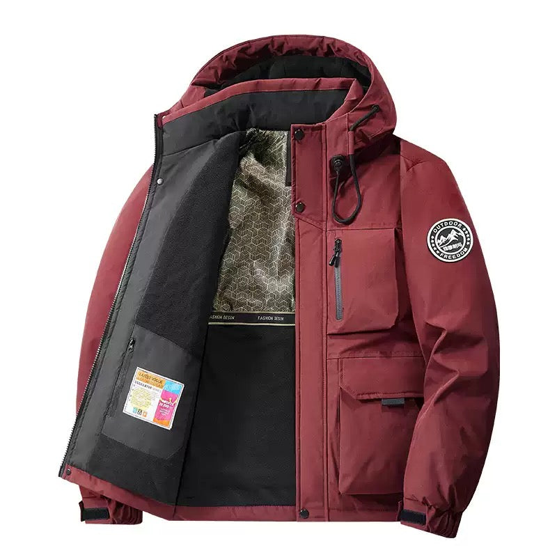 Jorge - Abrigo con Capucha Casual con Estilo