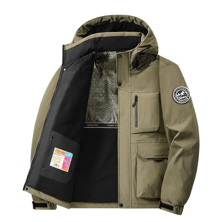 Jorge - Abrigo con Capucha Casual con Estilo