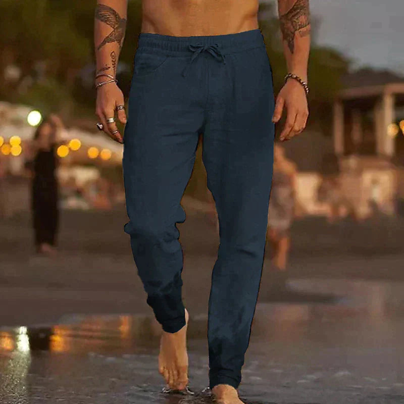 Lyrik - Pantalón de lino para la playa Premium