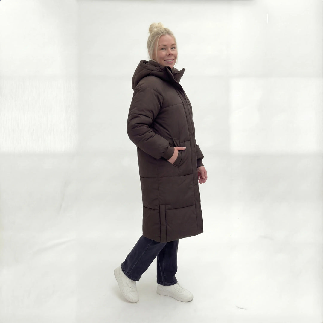 Lirael - Abrigo con Capucha Casual Estiloso