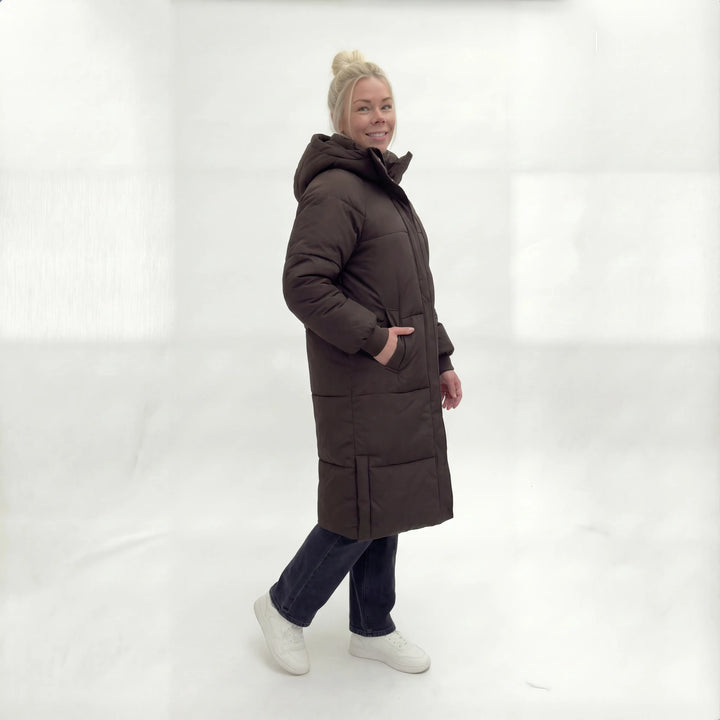 Lirael - Abrigo con Capucha Casual Estiloso