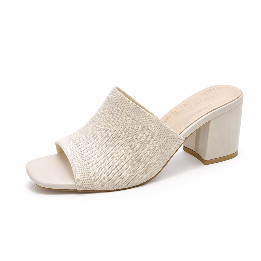 Virelle - Zapatos de tacón ancho de tacto suave