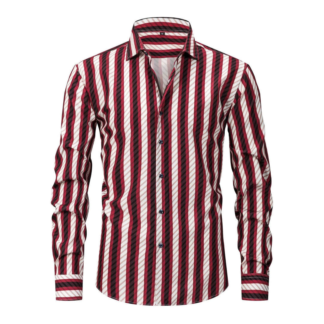 Cormac - Camisa a rayas abotonada
