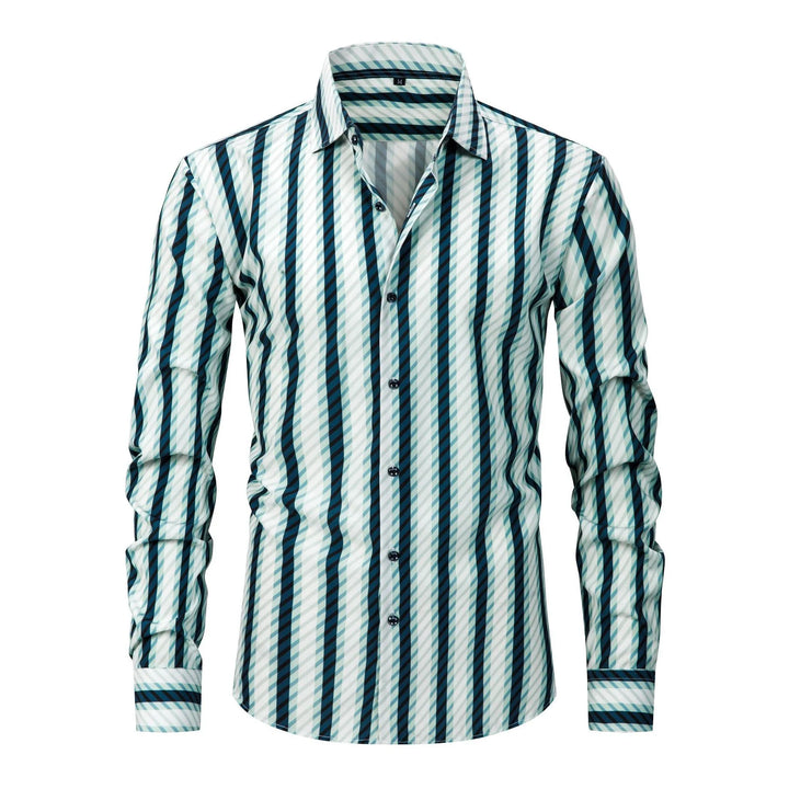 Cormac - Camisa a rayas abotonada
