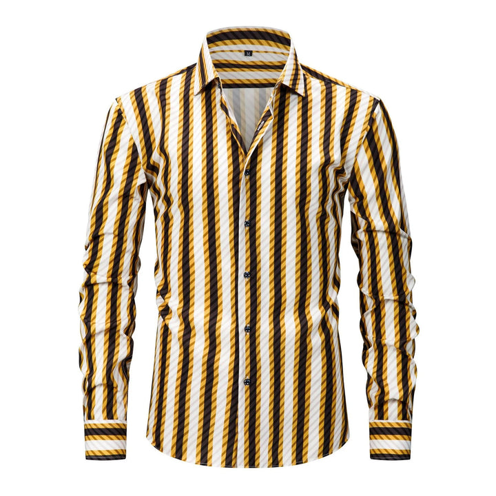 Cormac - Camisa a rayas abotonada
