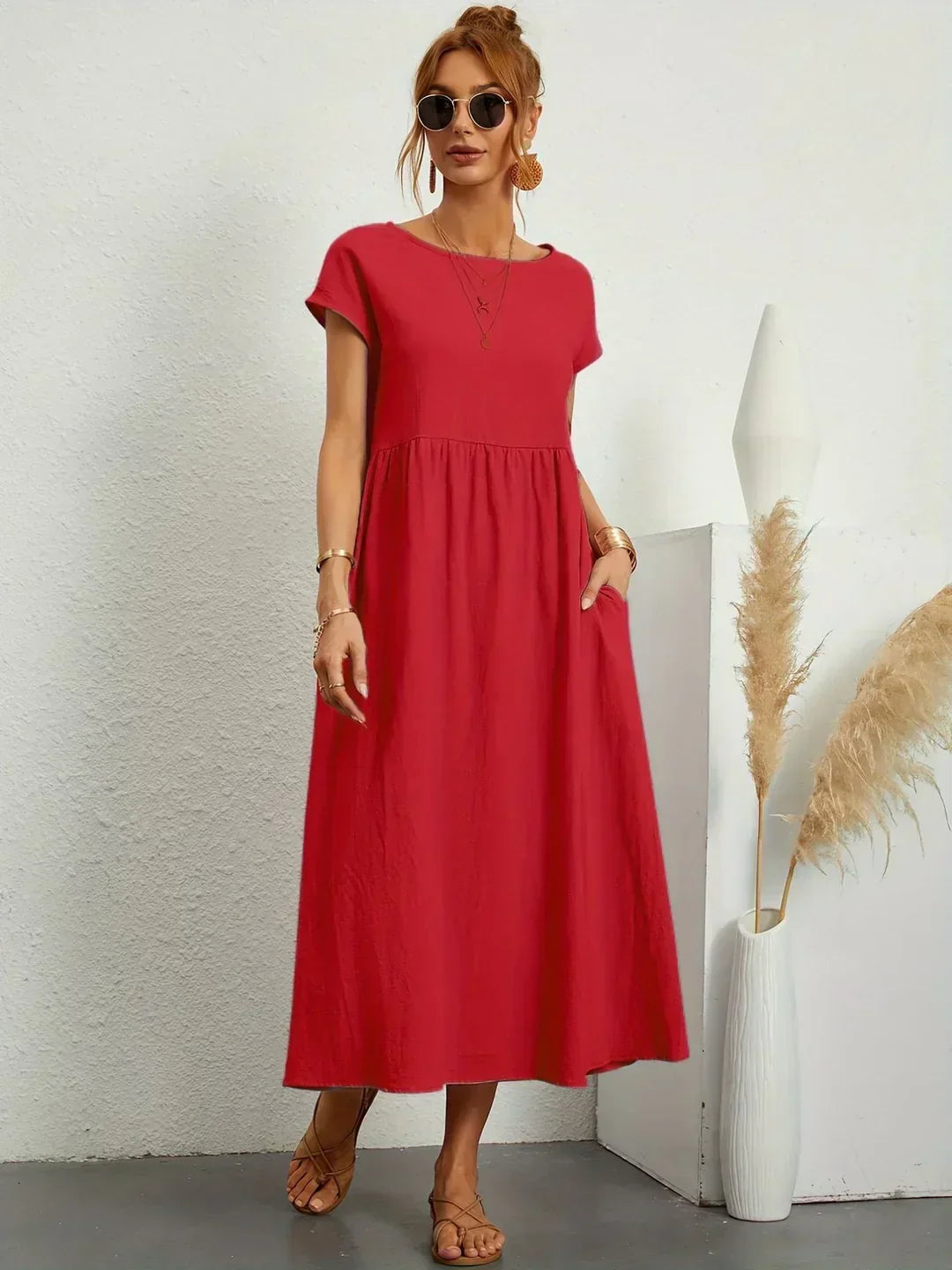 Nancy - Vestido de verano suave al tacto