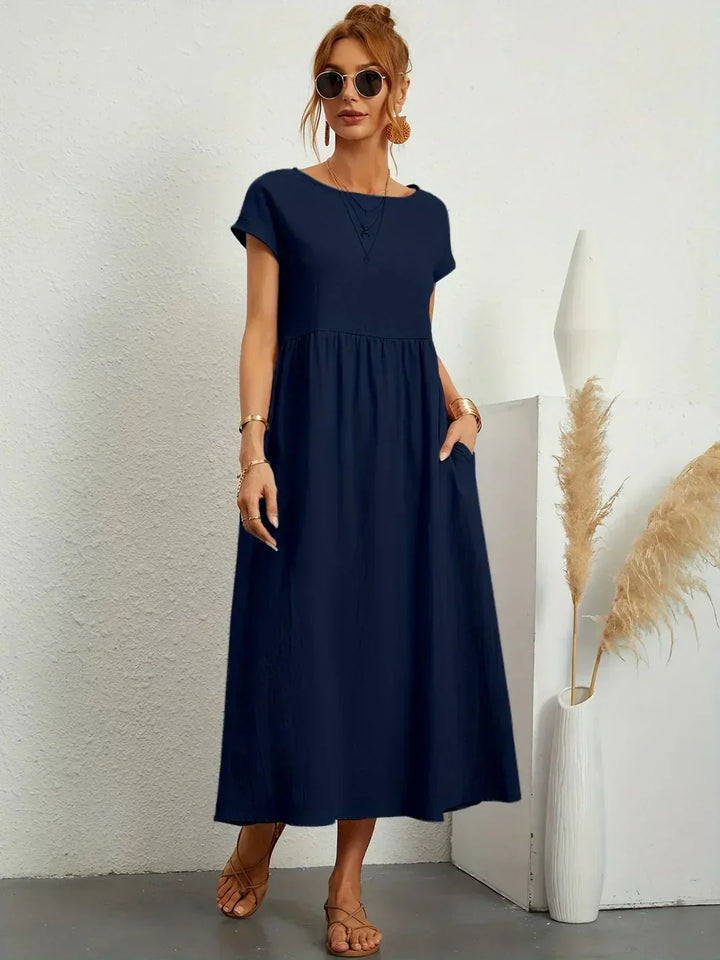 Keiraen - Vestido elegante de tacto suave
