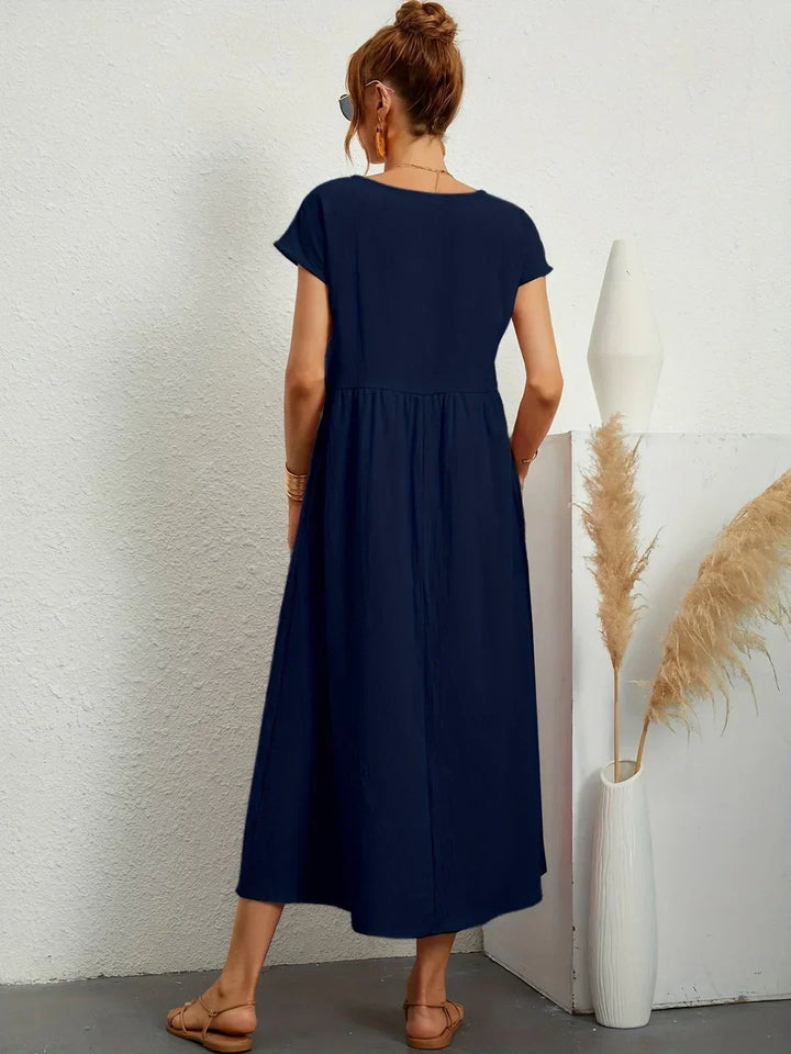 Keiraen - Vestido elegante de tacto suave