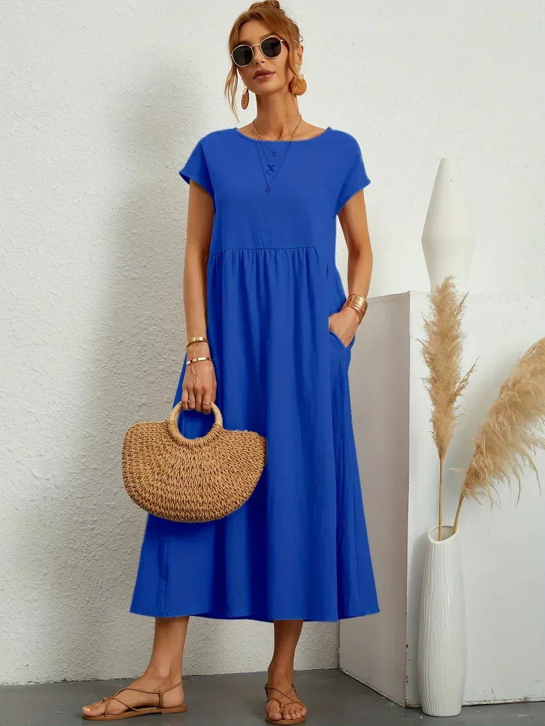 Nancy - Vestido de verano suave al tacto