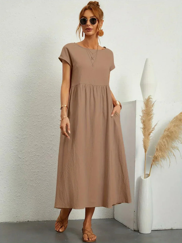 Keiraen - Vestido elegante de tacto suave